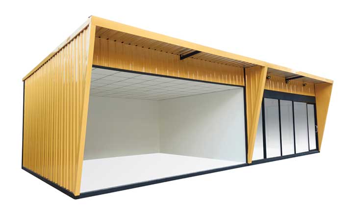 Custom Modified Shipping Container Mockup 2
